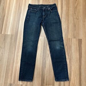 Levi's 511 Men's Jean's 29x32 Denim Straight Leg Dark Indigo Wash Slim Whiskers